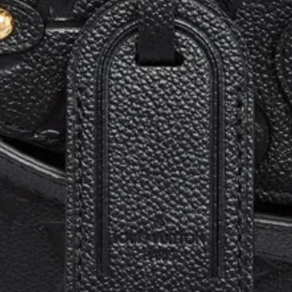 LOUIS VUITTON NEW BLACK EMPREINTE LUGGAGE TAG - Picture 2 of 11